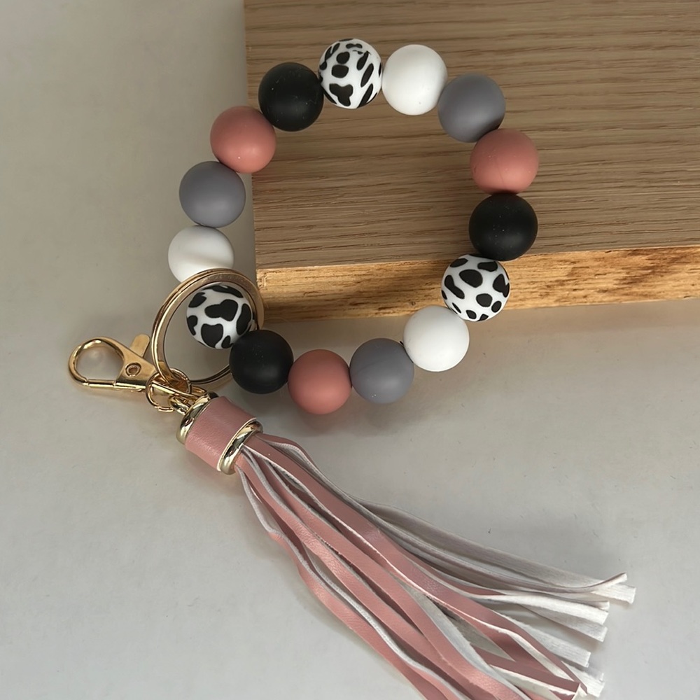 Keychain Silicone bead wristlet - Picture 2 of 3